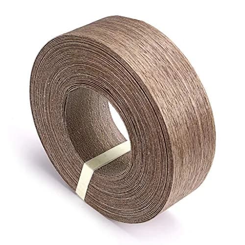 Skelang Walnut Wood Veneer Edge Banding 2" (5.1cm) x 50' (15.24m) Roll | Real Wood Finish for Plywood & MDF thumbnail 2