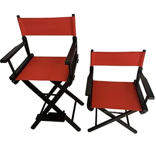 Upone Director Chair Canvas Replacement Cover, M Size (Red) | Durable Cotton Cover for 18" Chairs thumbnail 7
