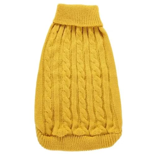 CHBORCHICEN Small Dog Sweater Turtleneck Pullover Winter Clothes | Knitted Acrylic, Warm & Breathable (70-120 chars) thumbnail 7