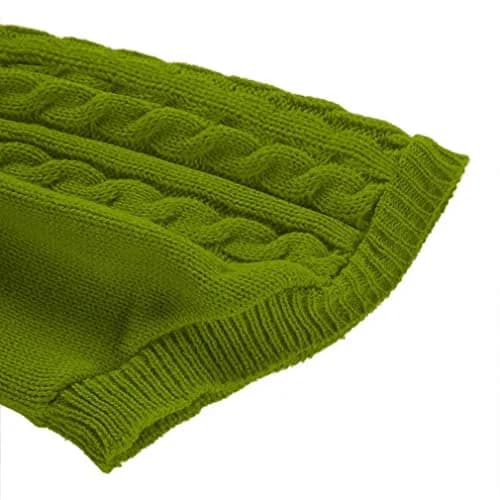 CHBORCHICEN Knitted Small Dog Sweater, Turtleneck Pullover | Warm Winter Puppy Clothes for Small Breeds thumbnail 8