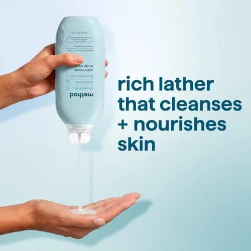 method Wind Down Body Wash, 108 fl oz (3.2 L) | Calming Chamomile, Starflower & Blue Lavender Scent thumbnail 5