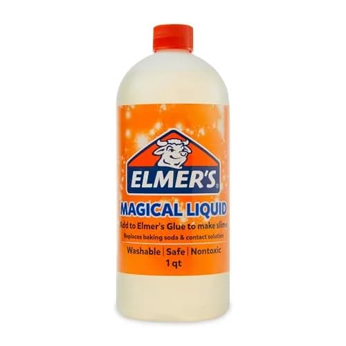 Elmer's Magical Liquid Slime Activator Solution 1 Quart (946ml) | Updated Formula for Double Slime Output thumbnail 1