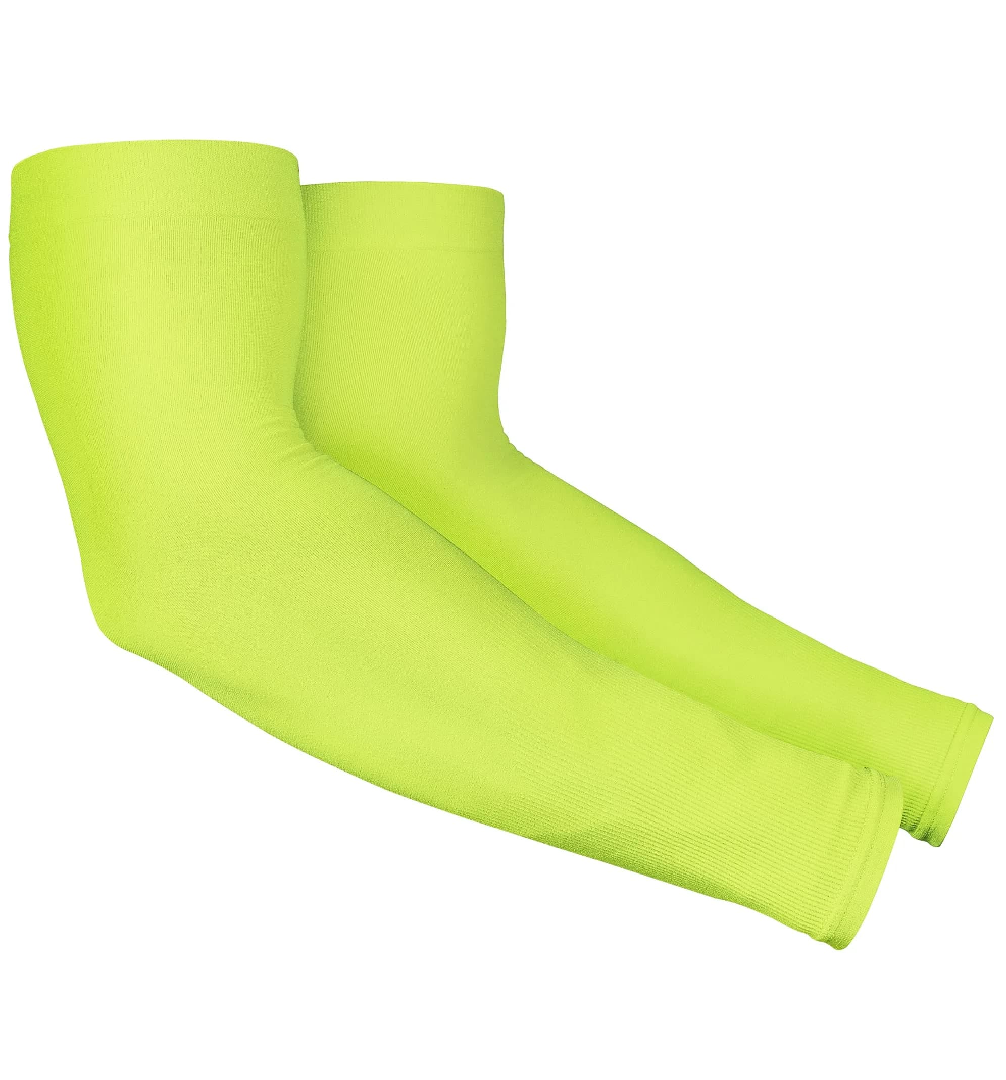 Tough Outdoors UV Arm Sleeves for Men & Women - Sun Protection Cooling Compression (2-Pack, Yellow) — Yellow