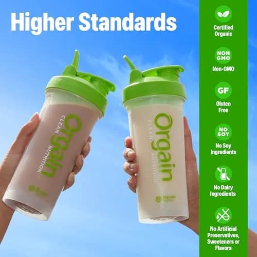 Orgain Organic Vegan 21g Protein Powder, Chocolate Fudge, 10 Travel Packs | Plant-Based, USDA Organic, 21g Protein thumbnail 4