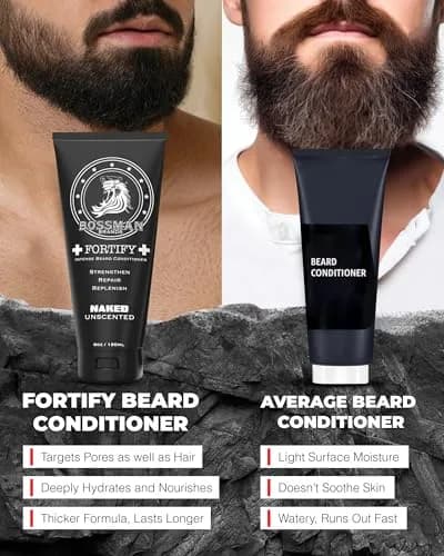 Bossman Fortify Intense Beard Conditioner for Men (Unscented) 118ml (4 Fl Oz) | Strengthens & Softens Beard thumbnail 5