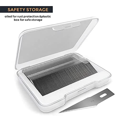 Nicpro Hobby Blades Set SK-5 120 PCS | Precision Art Blades for Crafts & Hobbyists thumbnail 8