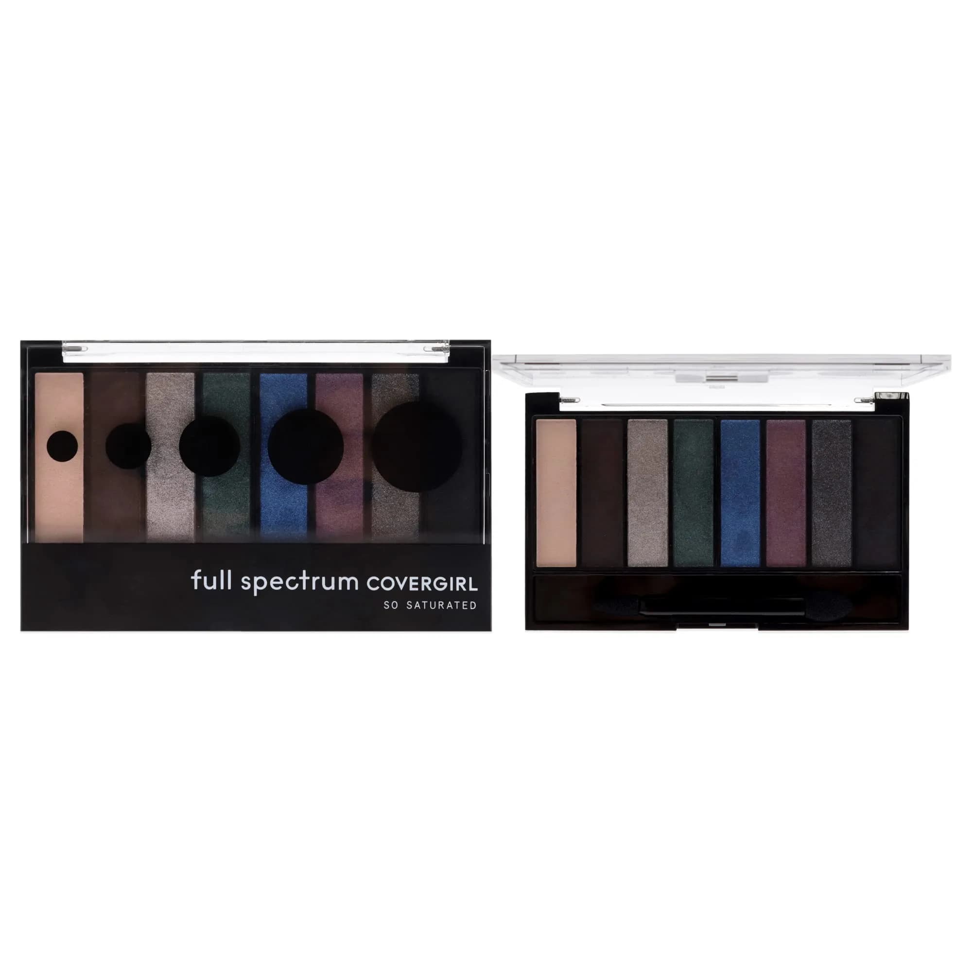 COVERGIRL Full Spectrum So Saturated- Shadow Palettes Gravity | Vivid 4 Shade Eyeshadow for All Looks — Gravity