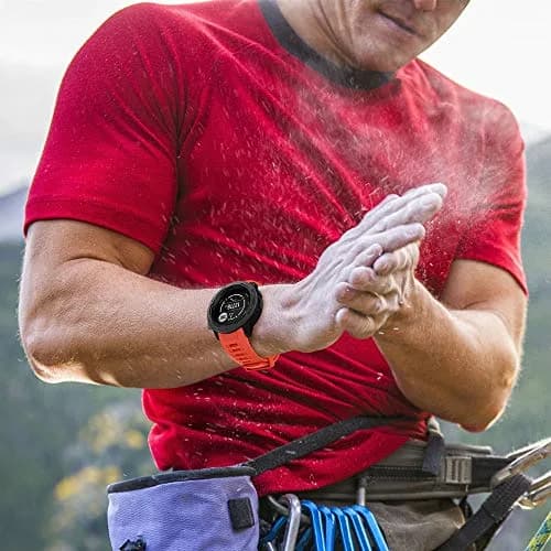 NotoCity Soft Silicone Watch Band for Garmin Instinct 2/Solar/Tactical 22mm (Flame Red) | Durable & Water-Resistant thumbnail 4