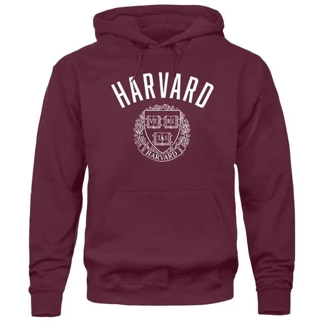 Barnesmith Harvard University Sweatshirt, Heritage, Crimson, Small | NCAA Licensed Collegiate Hoodie