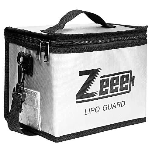 Zeee Fireproof Explosionproof Lipo Bag Battery Storage 21.5*16.5*14.5cm | Fire-Resistant LiPo Safety Bag thumbnail 1