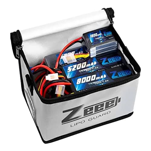 Zeee Fireproof Explosionproof Lipo Bag Battery Storage 21.5*16.5*14.5cm | Fire-Resistant LiPo Safety Bag thumbnail 5