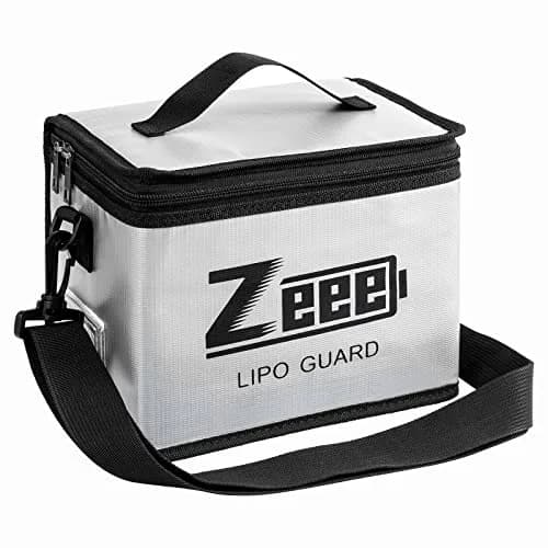 Zeee Fireproof Explosionproof Lipo Bag Battery Storage 21.5*16.5*14.5cm | Fire-Resistant LiPo Safety Bag thumbnail 6