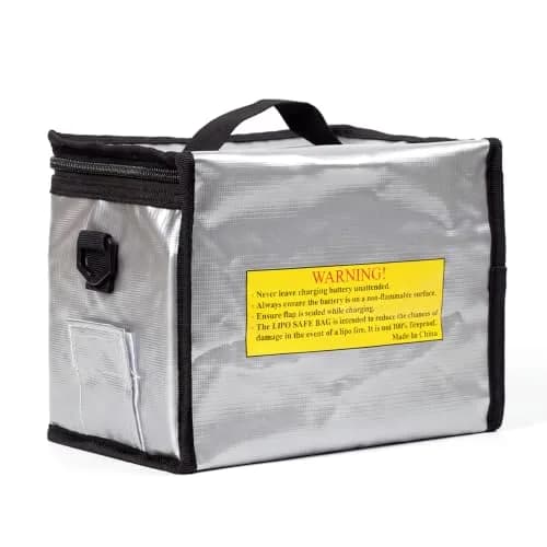 Zeee Fireproof Explosionproof Lipo Bag Battery Storage 21.5*16.5*14.5cm | Fire-Resistant LiPo Safety Bag thumbnail 8