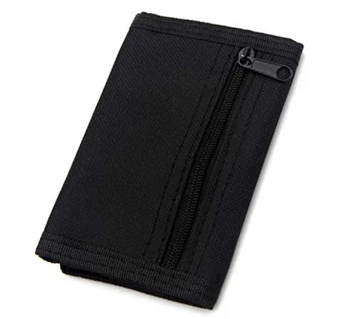 JONYEE Kids Camo Wallet with Hook & Loop Closure, 3 Card Slots, 4.7 x 3.2 x 0.5 Inches | Novelty Black Wallet for Boys and Girls thumbnail 3