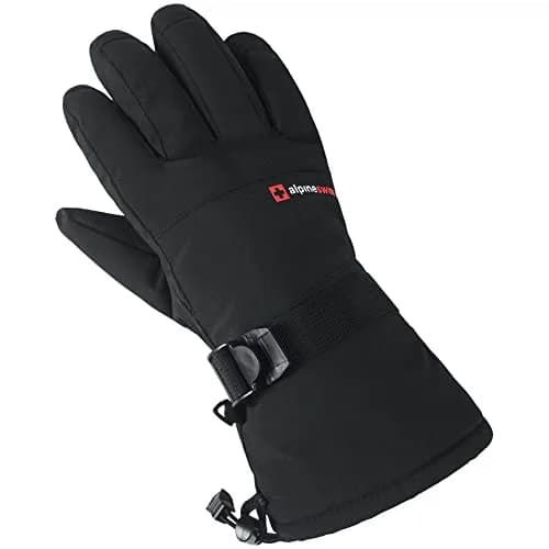 Alpine Swiss Mens Waterproof Snow Ski Gloves XL | Windproof & Thinsulate Warm (enlarged XL size for men) thumbnail 8