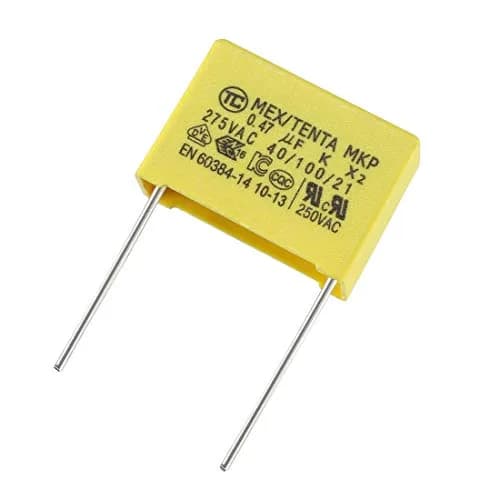 uxcell Polypropylene Film Safety Capacitors 0.47uF 250VAC X2 | Compact, Flame-Retardant, Long Service Life thumbnail 1