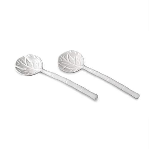 Beatriz Ball Vida Lettuce Salad Servers | Intricate Leaf Design, Durable Melamine, Dishwasher Safe thumbnail 1
