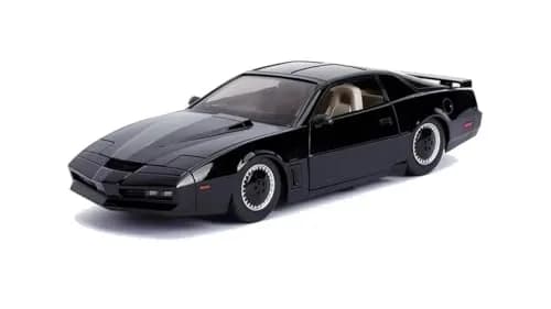 Jada Knight Rider K.I.T.T. 1982 Pontiac Firebird Die-Cast Car 1:24 Scale | Authentic USA Import with Light-Up Feature thumbnail 1