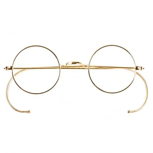 Agstum Retro Small Round Optical Wire Rim Eyeglasses Frame | Vintage Style, Unisex Fit, 43mm Lens thumbnail 1