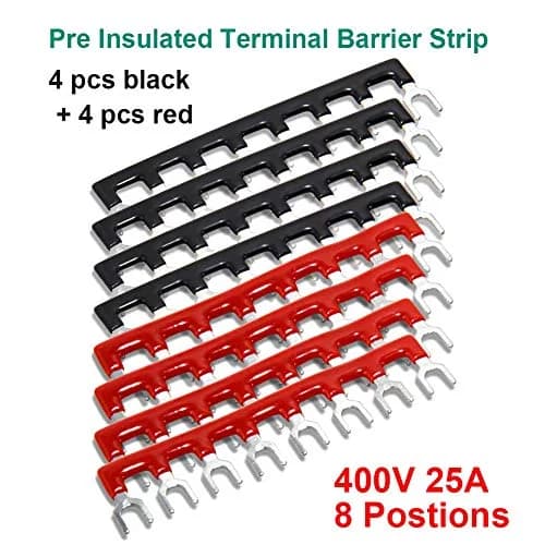 MILAPEAK Terminal Block Strip 8 Circuits 600V 25A | Secure Wiring & Neat Installations thumbnail 5
