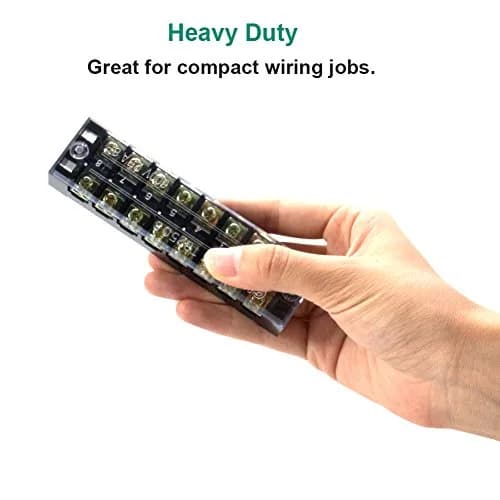 MILAPEAK Terminal Block Strip 8 Circuits 600V 25A | Secure Wiring & Neat Installations thumbnail 7
