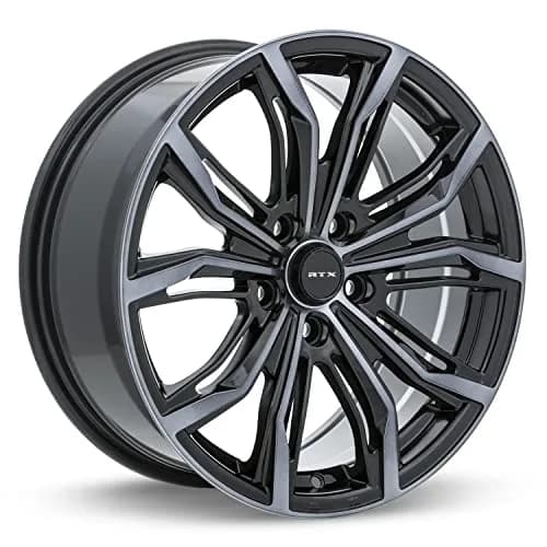 RTX Alloy Wheel Black Widow 18x8 5x120 ET35 CB74.1 | 18 inch Aluminum Wheel for Cars thumbnail 1