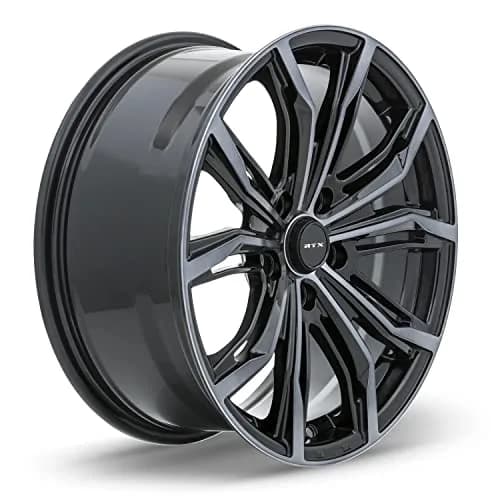 RTX Alloy Wheel Black Widow 18x8 5x120 ET35 CB74.1 | 18 inch Aluminum Wheel for Cars thumbnail 5