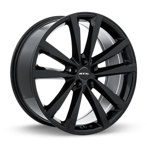 RTX Alloy Wheel Whitley 19x8.5 5x108 ET38 CB63.4 Gloss Black | 19 Inch Aluminum Rim for Cars thumbnail 1