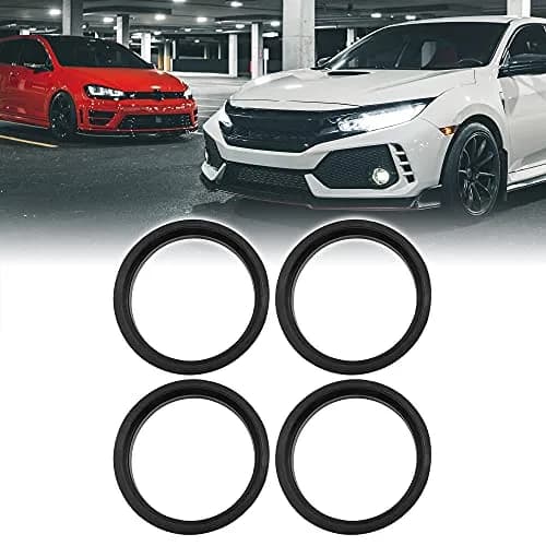 X AUTOHAUX Plastic Hub Centric Rings 57.1mm ID to 66.6mm OD | Eliminate Steering Vibrations thumbnail 2