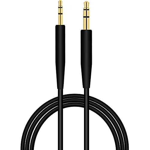 Aquelo Replacement Headphone Cable for Bose QC35 II, QC45, NC700, QC25, SoundLink, SoundTrue (Black, 1.5m) thumbnail 1