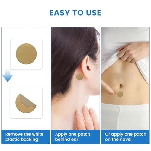 MQ 28ct Motion Sickness Patches Non Drowsy | Waterproof Behind Ear Relief (70-120c) thumbnail 6