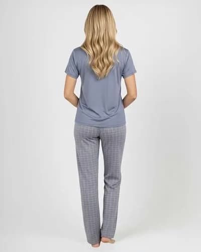 Real Essentials Women's Pajama Sets Short Sleeve | Silky Soft, Relaxed Fit, 2-Pack, US Sizing thumbnail 8