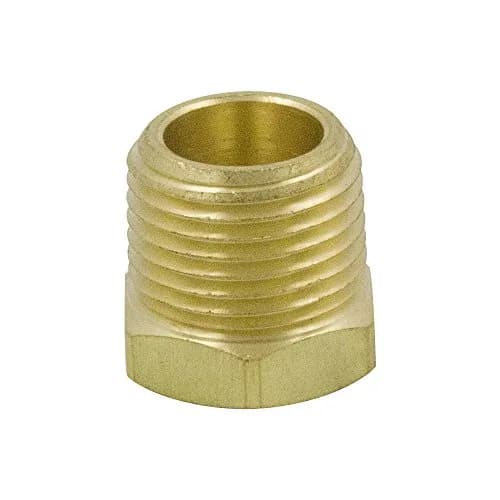 Legines NPT Bushing 3/4" Male x 3/8" Female | Brass Pipe Fitting for High-Pressure Use thumbnail 5