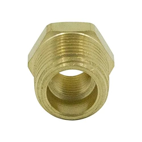 Legines NPT Bushing 3/4" Male x 3/8" Female | Brass Pipe Fitting for High-Pressure Use thumbnail 6