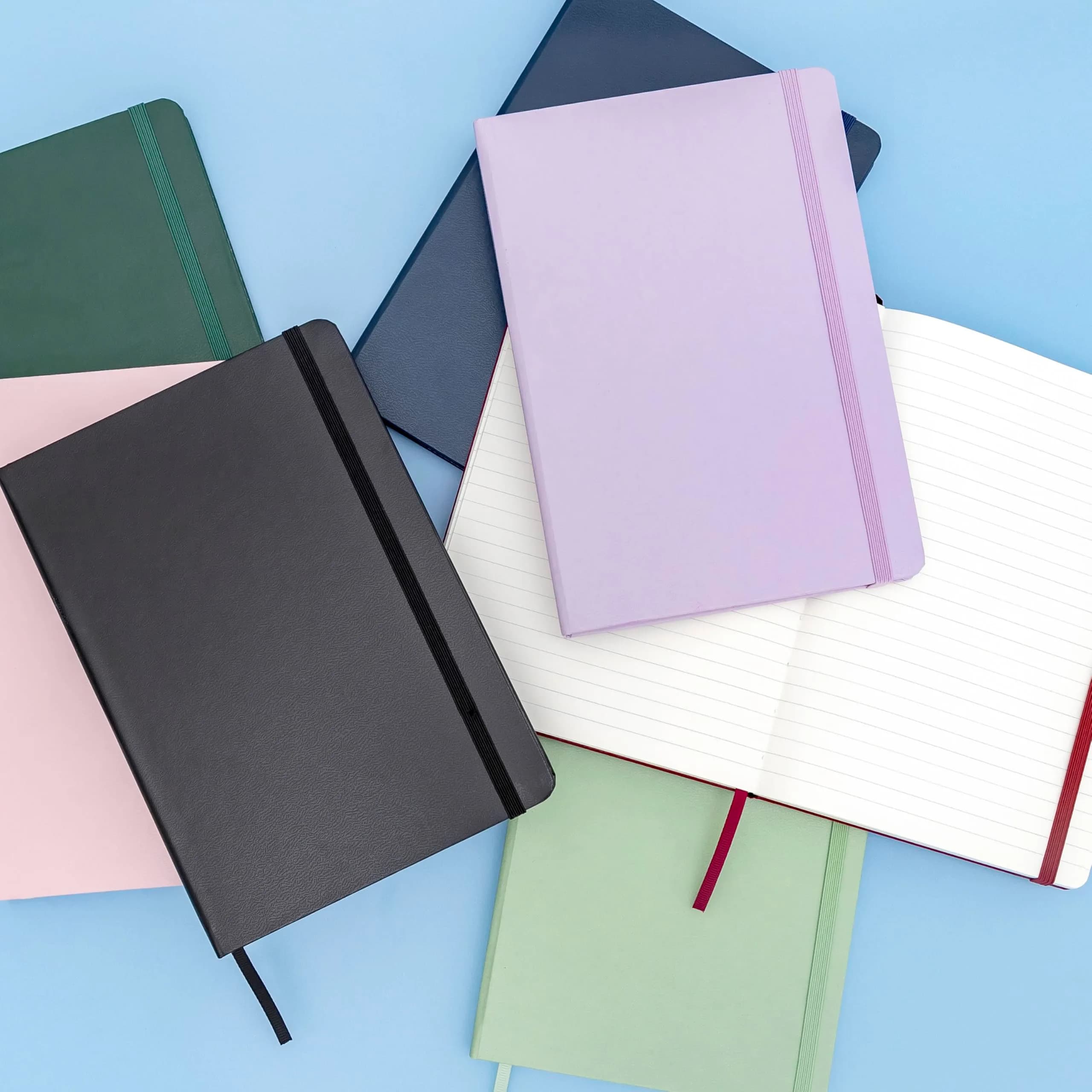 PAPERAGE Lined Journal Notebook, Hardcover Journal for Work, School & Note Taking, 160 Pages, 5.6" x 8", College Ruled, White - view 7