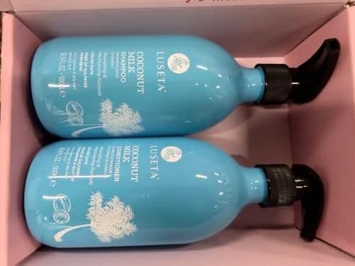 L LUSETA Coconut Oil Shampoo and Conditioner for Dry Hair 16.9oz*2 | Nourishing Hydration with Natural Oils thumbnail 6