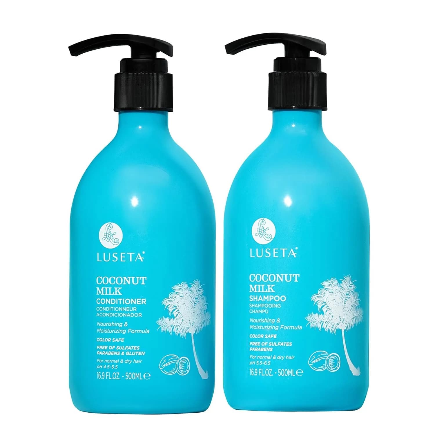 L LUSETA Biotin & Collagen Conditioner 16.9oz | Thickening for Hair Loss, All Hair Types, Sulfate & Paraben Free
