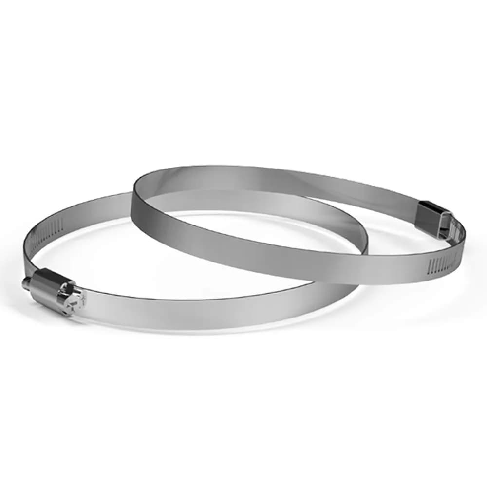 AC Infinity Stainless Steel Duct Clamps 6" | Heavy-Duty Inline Fan Connectors — 6-Inch