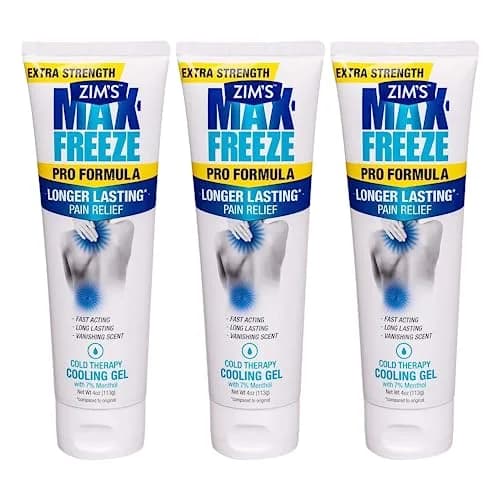 Zim’s Max-Freeze Pro Formula Gel 4oz | Fast-Acting, Long-Lasting Pain Relief for Muscles & Joints thumbnail 1