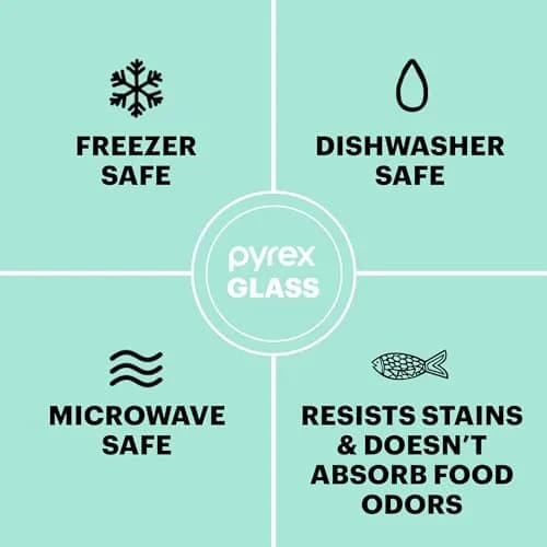 Pyrex Simply Store Glass Food Storage Containers Set 12-Pack | Airtight & Leak Resistant for Kitchen Pantry thumbnail 6