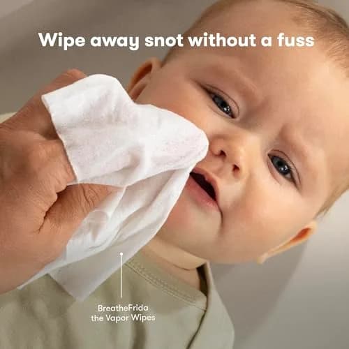 Frida Baby Breathe Easy Kit, 3-Piece Sick Day Essentials Set with Vapor Wipes, Rub & Drops | Natural Congestion Relief for Infants thumbnail 4