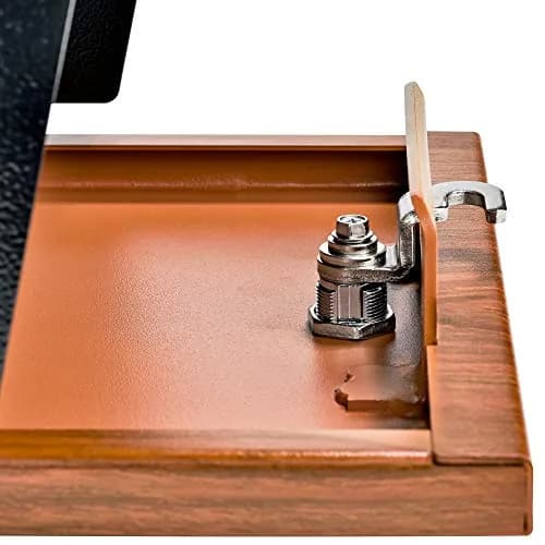 Mail Boss Mail Manager Locking Post Mount Mailbox | USPS Approved, Wood Grain Finish, Heavy-Gauge Steel thumbnail 5