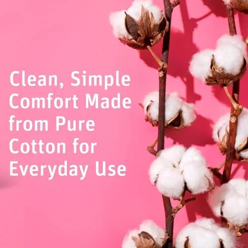 Simply Soft Cotton Rounds 300 Count | 4-Layer, Absorbent, Lint-Free for Makeup & Skincare thumbnail 5