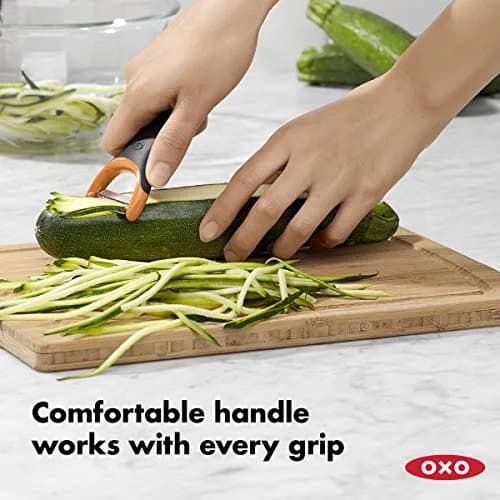 OXO Good Grips Julienne Prep Peeler | Creates Precise Vegetable Strips for Healthy Dishes thumbnail 4