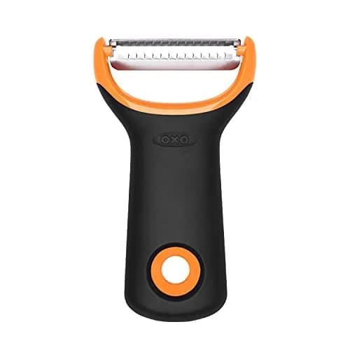 OXO Good Grips Julienne Prep Peeler | Creates Precise Vegetable Strips for Healthy Dishes thumbnail 1