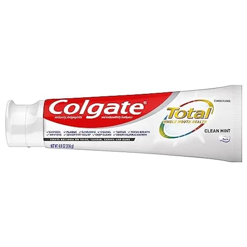 Colgate Total Clean Mint Toothpaste 215g (7.27oz x 2) | Whole Mouth Health with Stannous Fluoride thumbnail 7