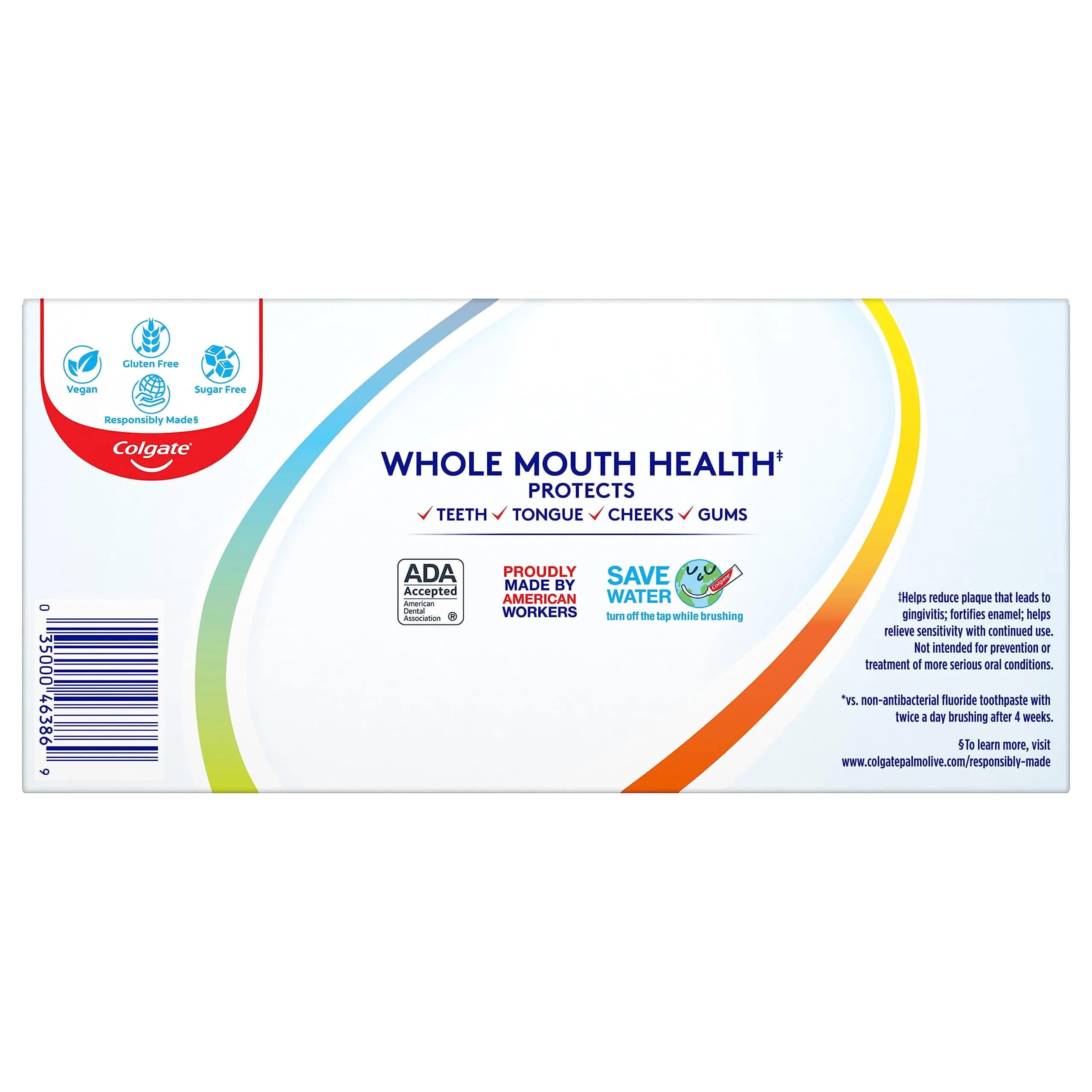 Colgate Total Clean Mint Toothpaste 215g (7.27oz x 2) | Whole Mouth Health with Stannous Fluoride - view 8