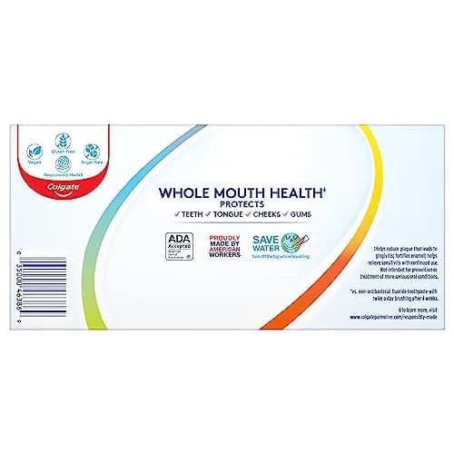 Colgate Total Clean Mint Toothpaste 215g (7.27oz x 2) | Whole Mouth Health with Stannous Fluoride thumbnail 8