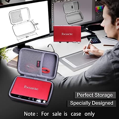 XANAD Hard Case for Focusrite Scarlett Solo/2i2 3rd Gen Audio Interface | Durable Shockproof Design thumbnail 2