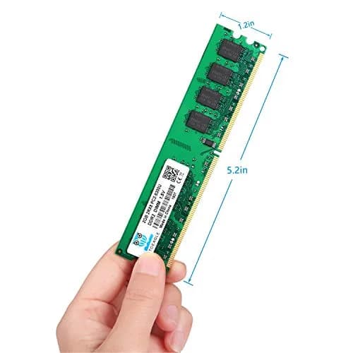 motoeagle 4GB (2x2GB) DDR2 667MHz UDIMM RAM Kit | PC2-5300U Desktop Memory Modules thumbnail 4